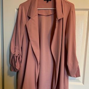 ANDREE BY UNIT Women's Mauve Trench Coat